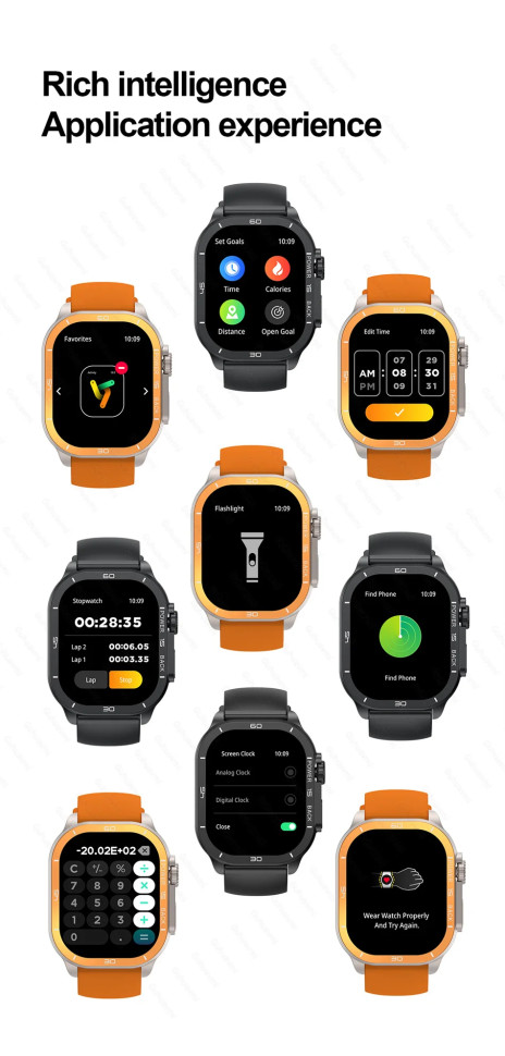 Смарт-годинник Smart Device 27 black steel