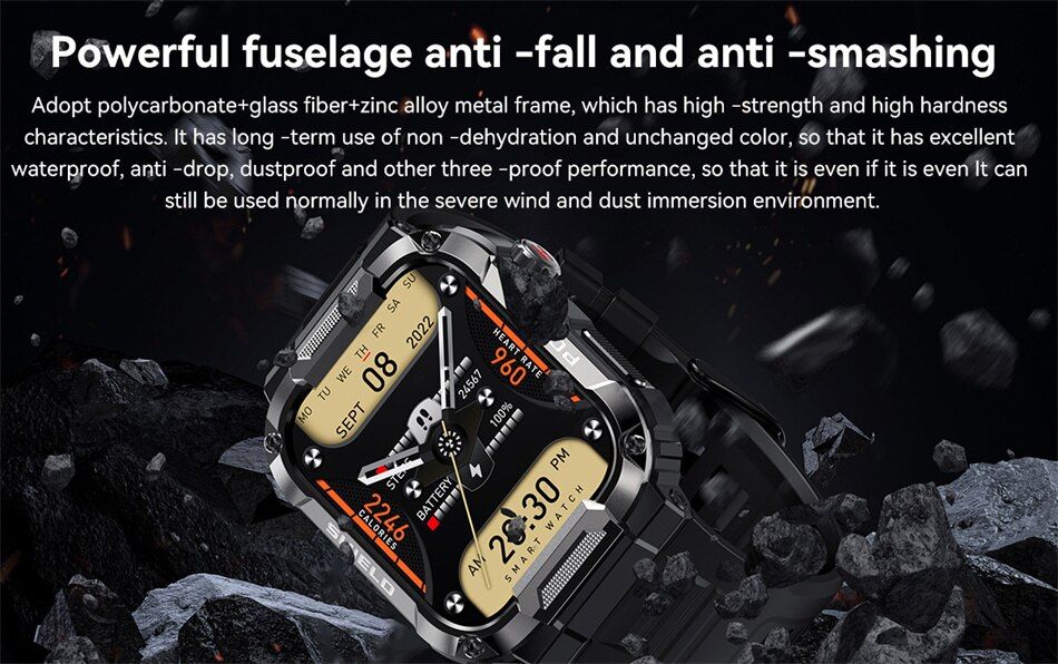 Смарт-годинник протиударний Smart Device 105 tactical