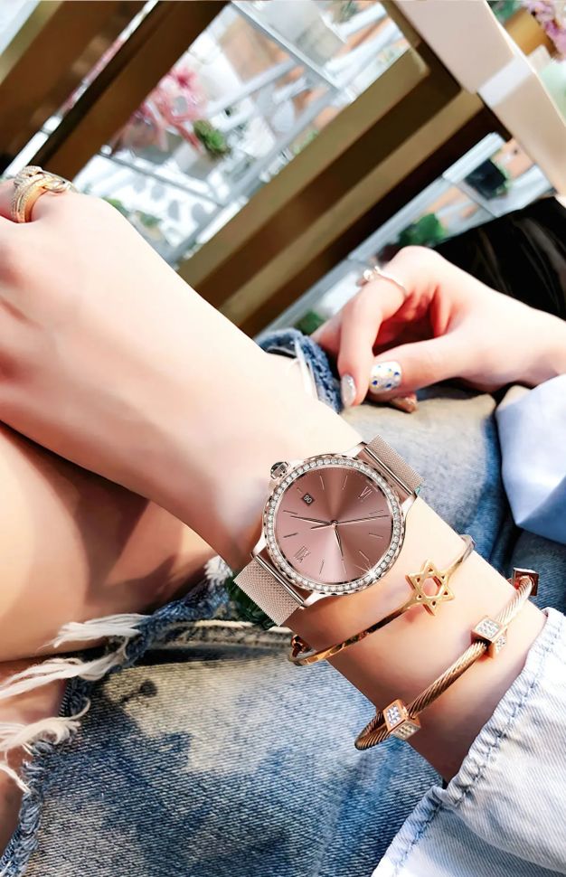 Смарт-годинник Women's Smart Device 13 silver steel, 2 ремінці