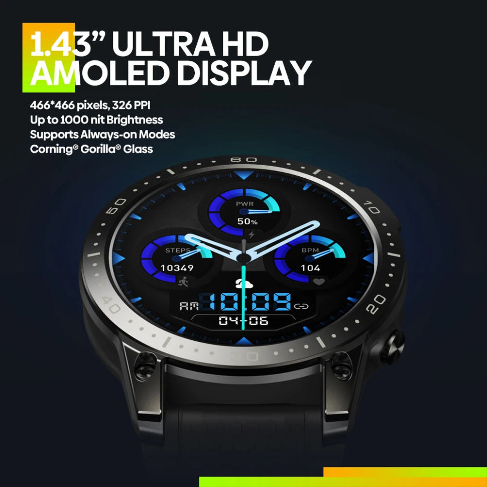 Смарт-годинник протиударний Smart Device 28 black 