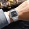 Чоловічий годинник Poedagar silver+black