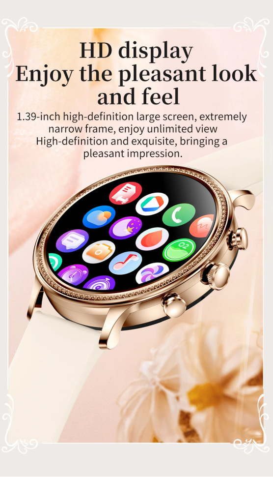Смарт-годинник Women's Smart Device 14 silver steel