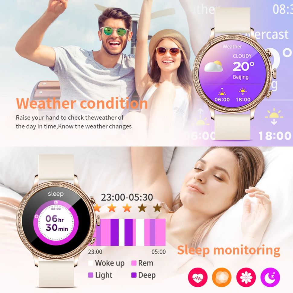 Смарт-годинник Women's Smart Device 14 silver steel