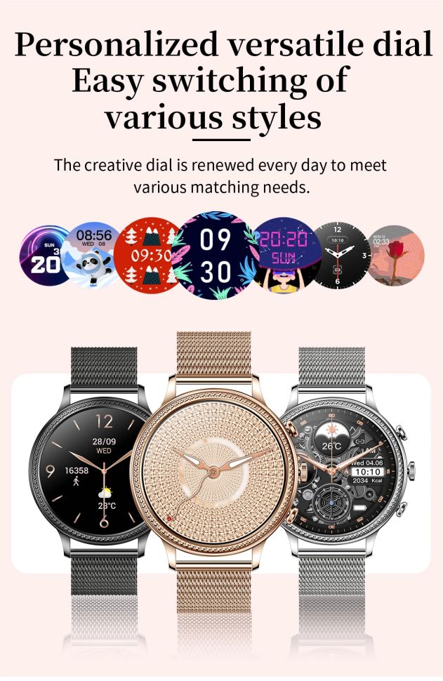 Смарт-годинник Women's Smart Device 14 silver steel