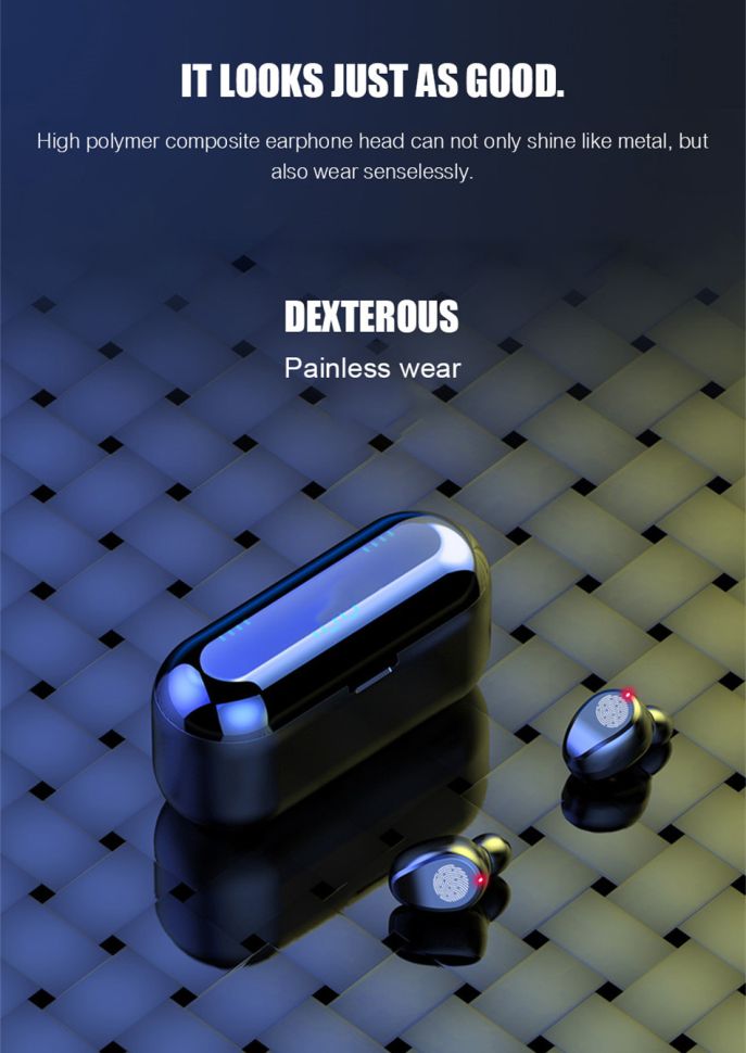 Навушники Bluetooth Air Music + Power Bank white