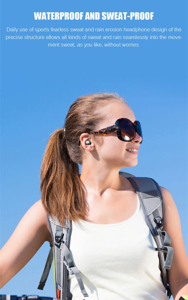 Навушники Bluetooth Air Music + Power Bank white