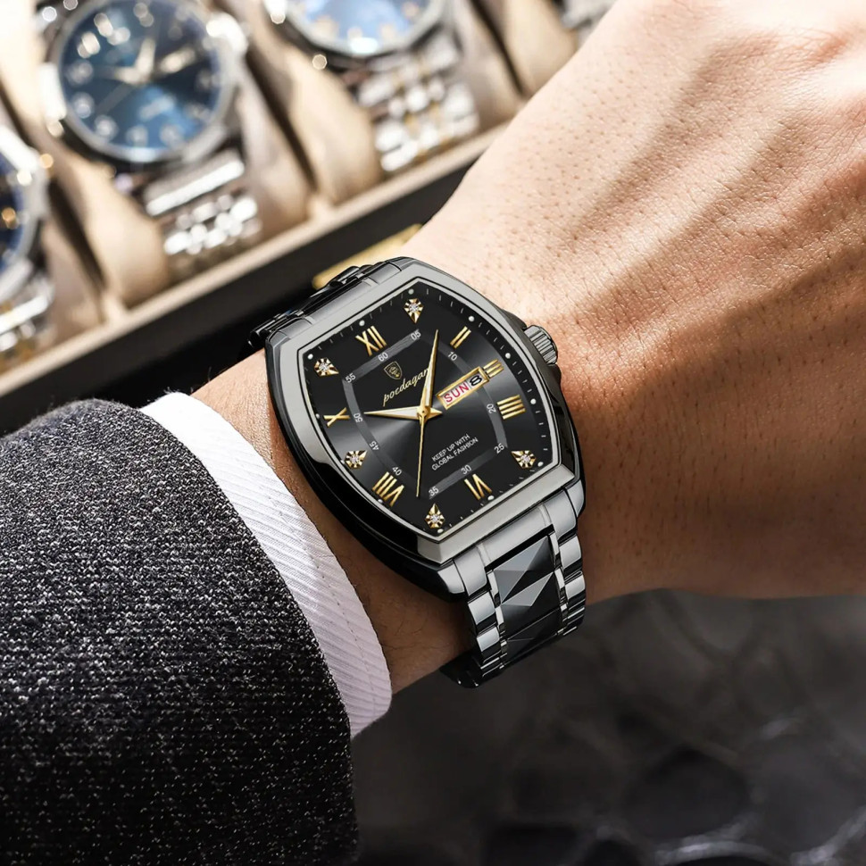 Чоловічий годинник Poedagar black