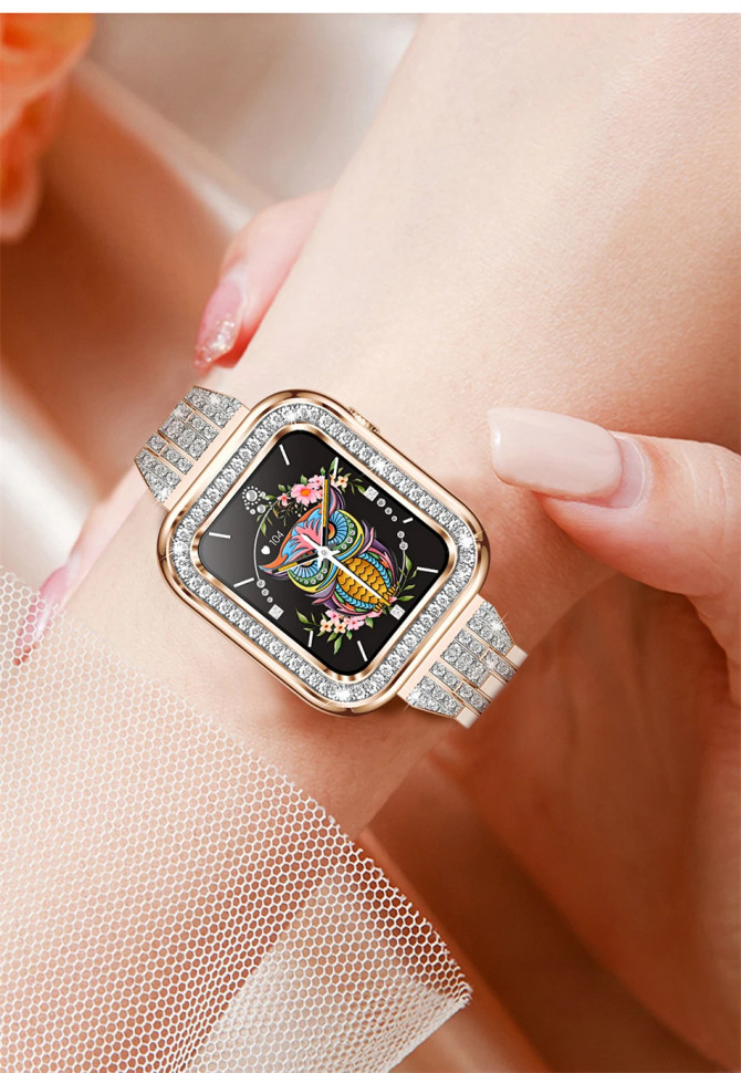 Смарт-годинник Women's Smart Device 15 silver steel, 2 ремінці