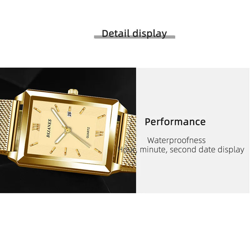 Жіночий годинник DIJANES gold 